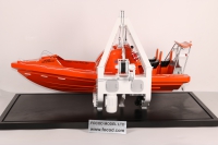 custom made model of 快速救援艇及艇架